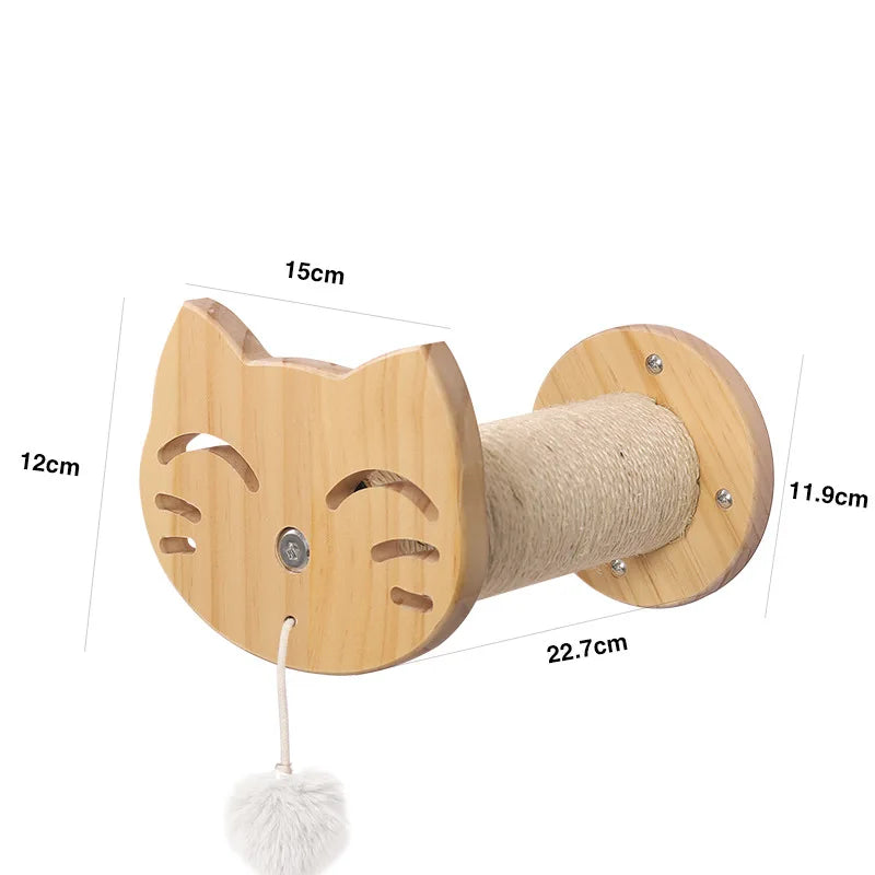 Krabpaal wanddesign met planken – Compact en praktisch