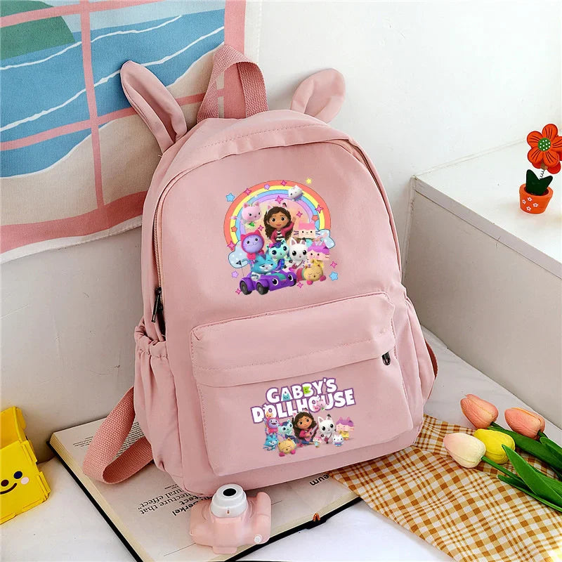 Schooltas meiden met strikjes – Elegant en vrolijk