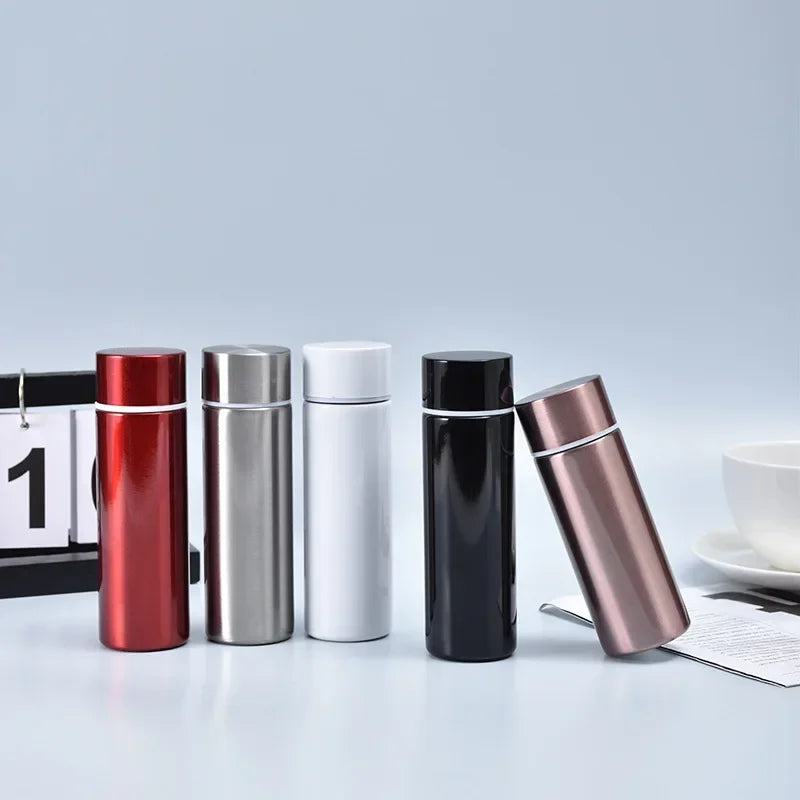 Thermosfles met houten details – Natuurlijke uitstraling