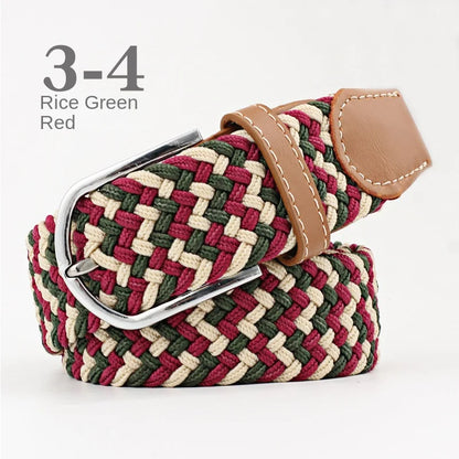 Riem heren met sportieve canvas band