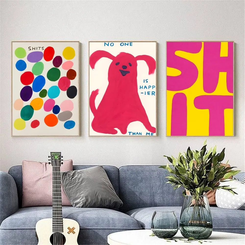 Poster met botanisch motief