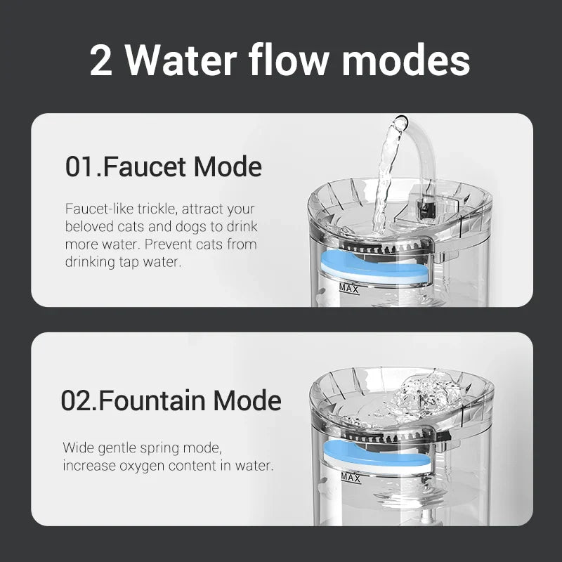 Automatische waterfontein met filter – Voor dagelijks gemak