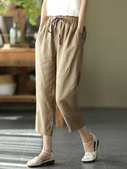 Zara linnen broek dames voor casual outfits – Trendy basics