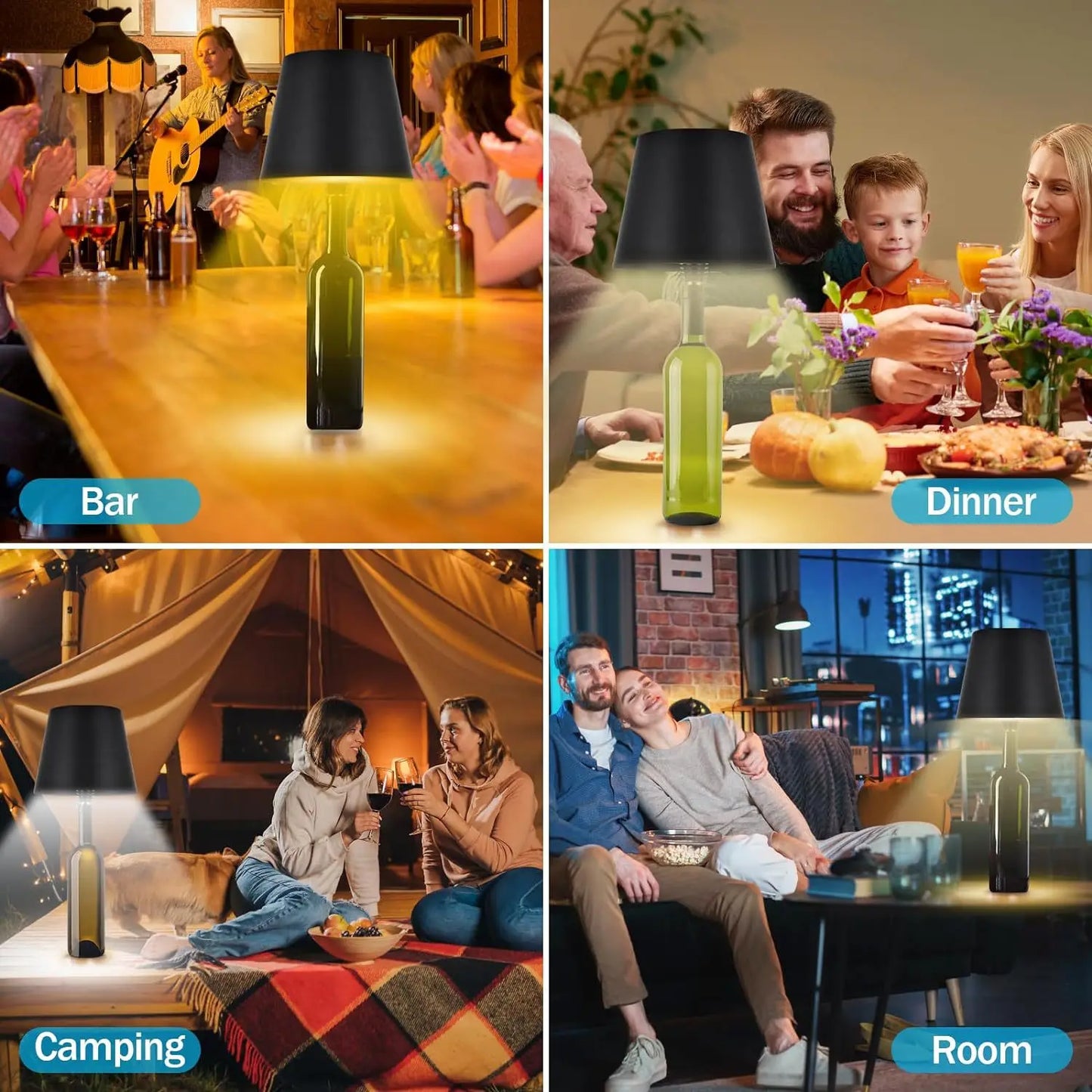 Lampje nachtkast met RGB kleuren – Kies je sfeer