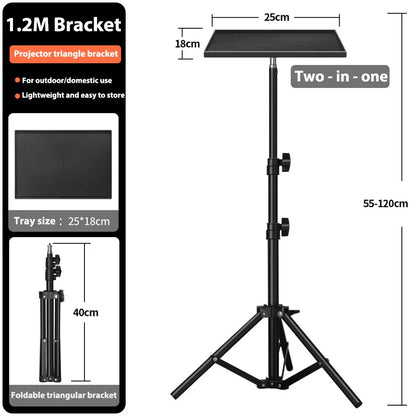 Beamer set met projectiescherm
