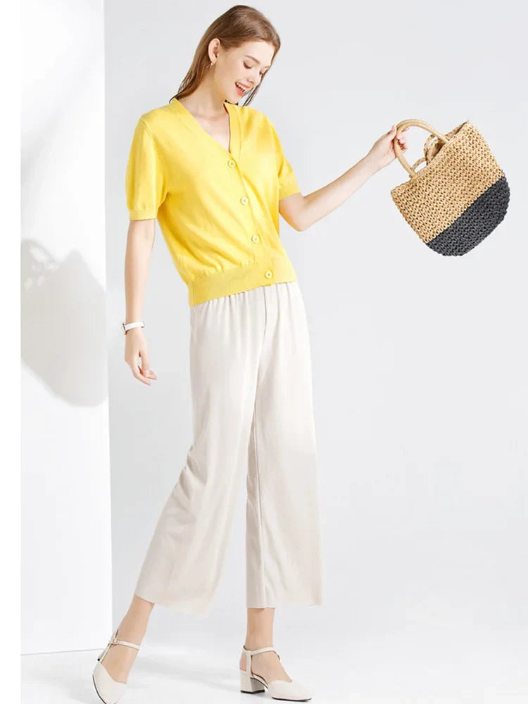 Zara linnen broek dames in basic stijl – Minimalistische schoonheid