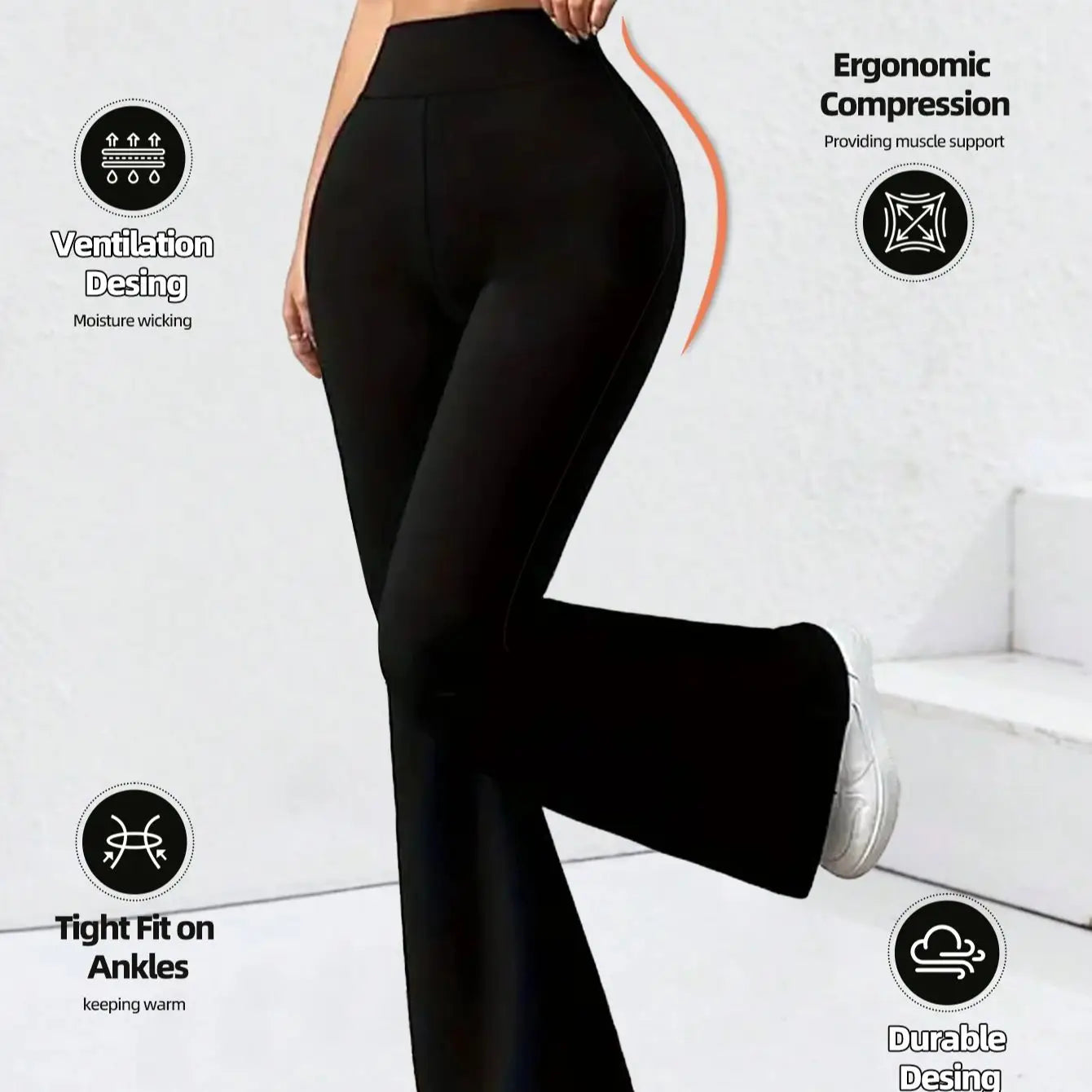 Elegante yoga outfit voor rustige houdingen