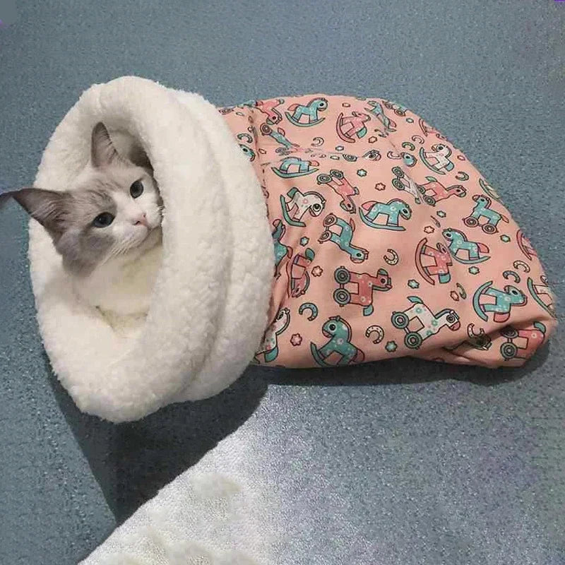 Kattenmand Action met zachte stof – Perfect voor dutjes