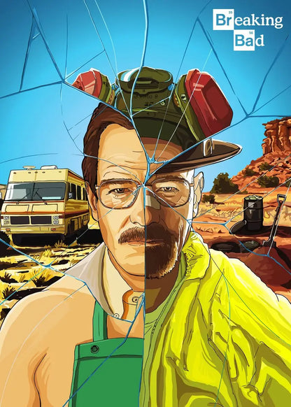 Kunstposter met klassiek werk