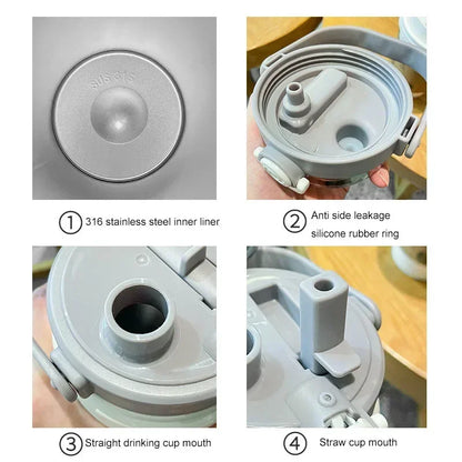 Thermosfles met matte coating – Modern en krasbestendig