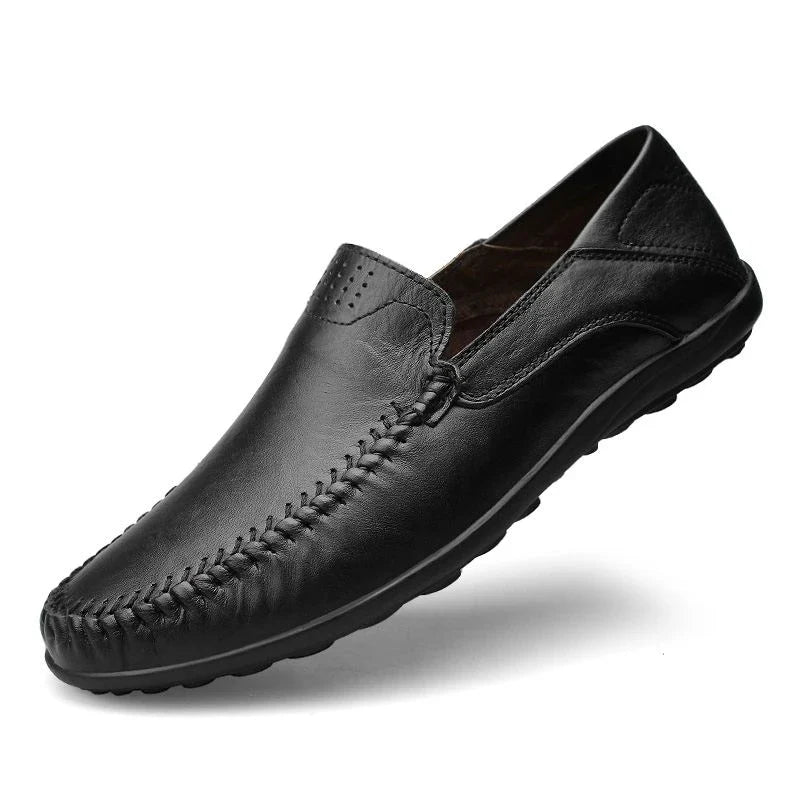 Elegante zomerschoenen voor heren in beige tint
