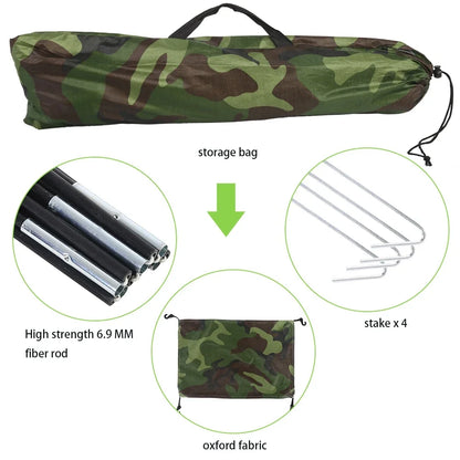Camping tent met horren – Bescherming tegen muggen