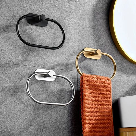 Design handdoekrek zwart met goud – Luxe uitstraling