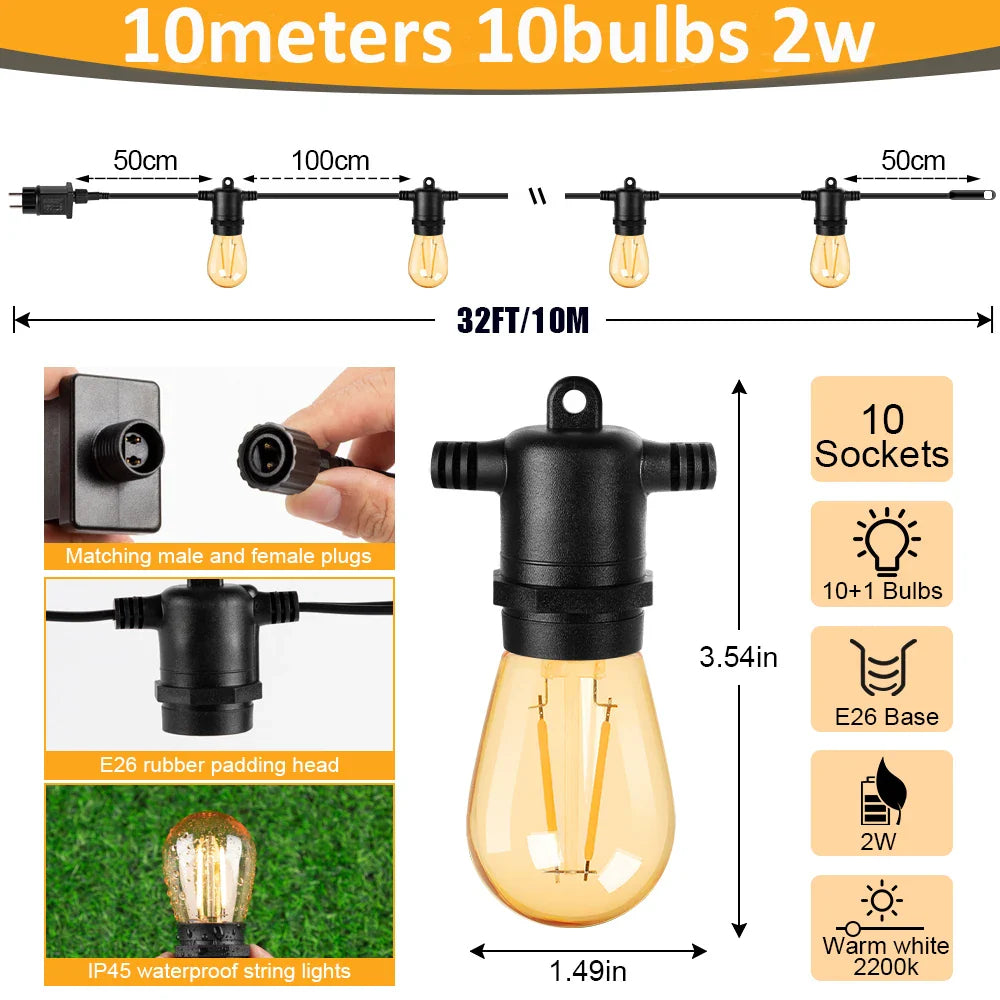 Lichtslinger met fairy lights – Dromerig en zacht