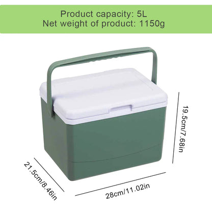 12 volt koelbox met stevige handgreep