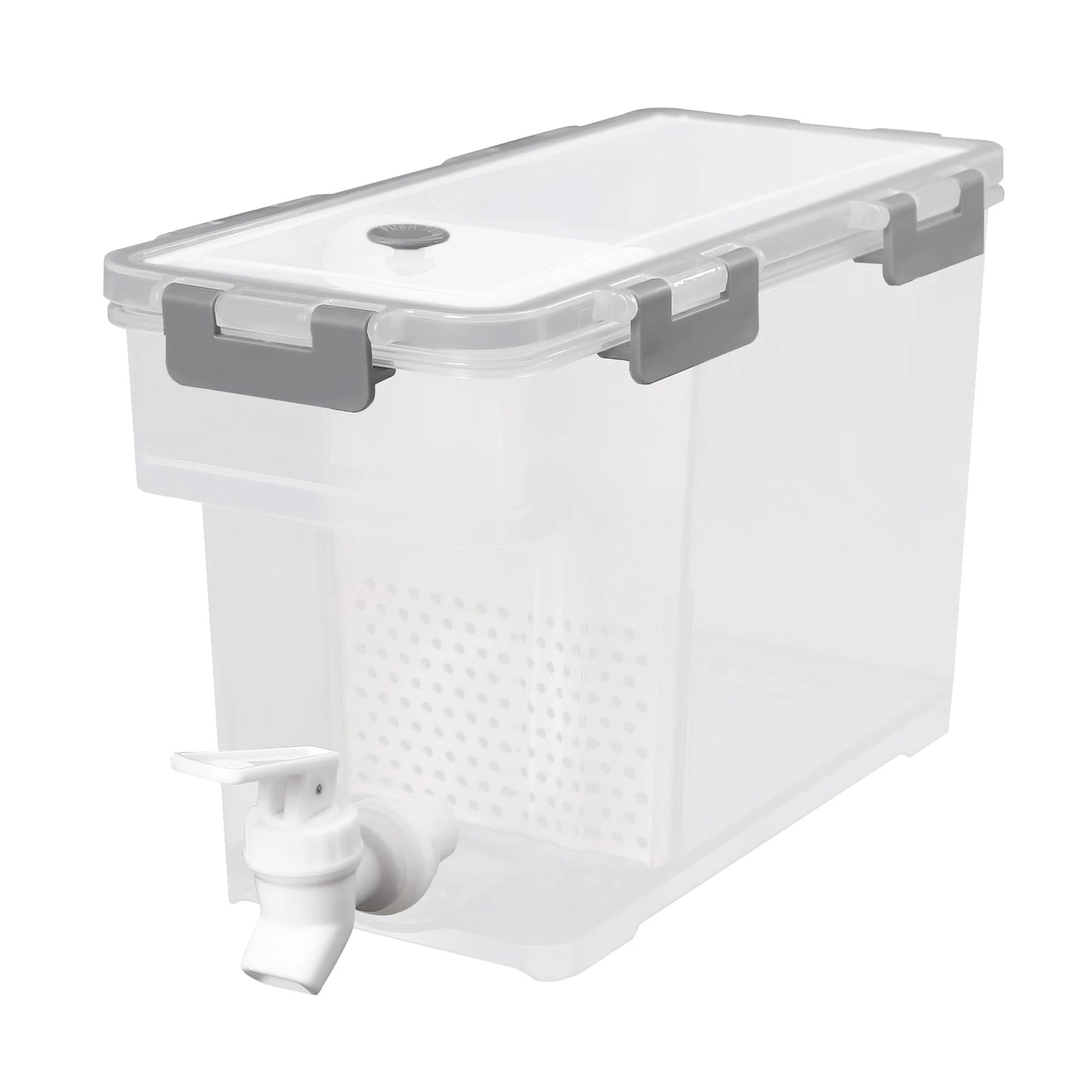 Drankdispenser met opschroefbaar deksel – Veilige afsluiting