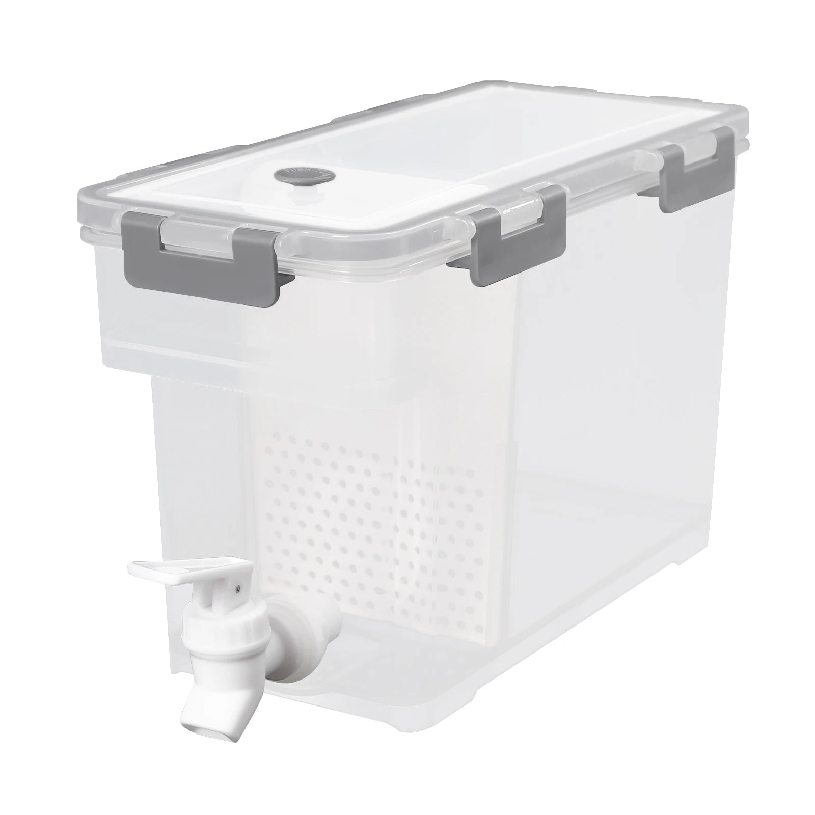 Drankdispenser met opschroefbaar deksel – Veilige afsluiting