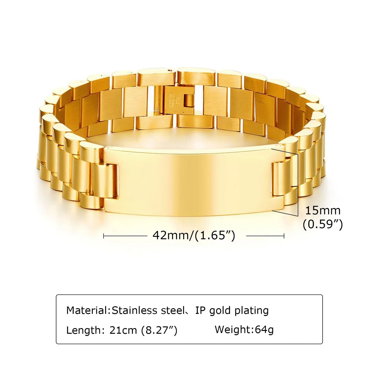 Armband met naam en geboortedatum