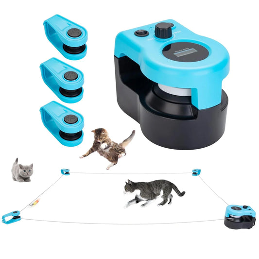 Kattenspeelgoed Action met licht en geluid – Dubbele stimulans