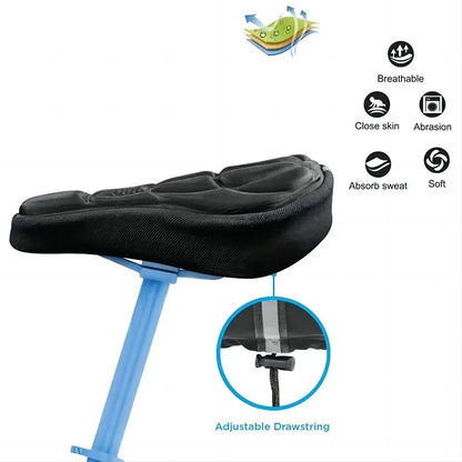 Gazelle fietszadel met optimaal zitcomfort