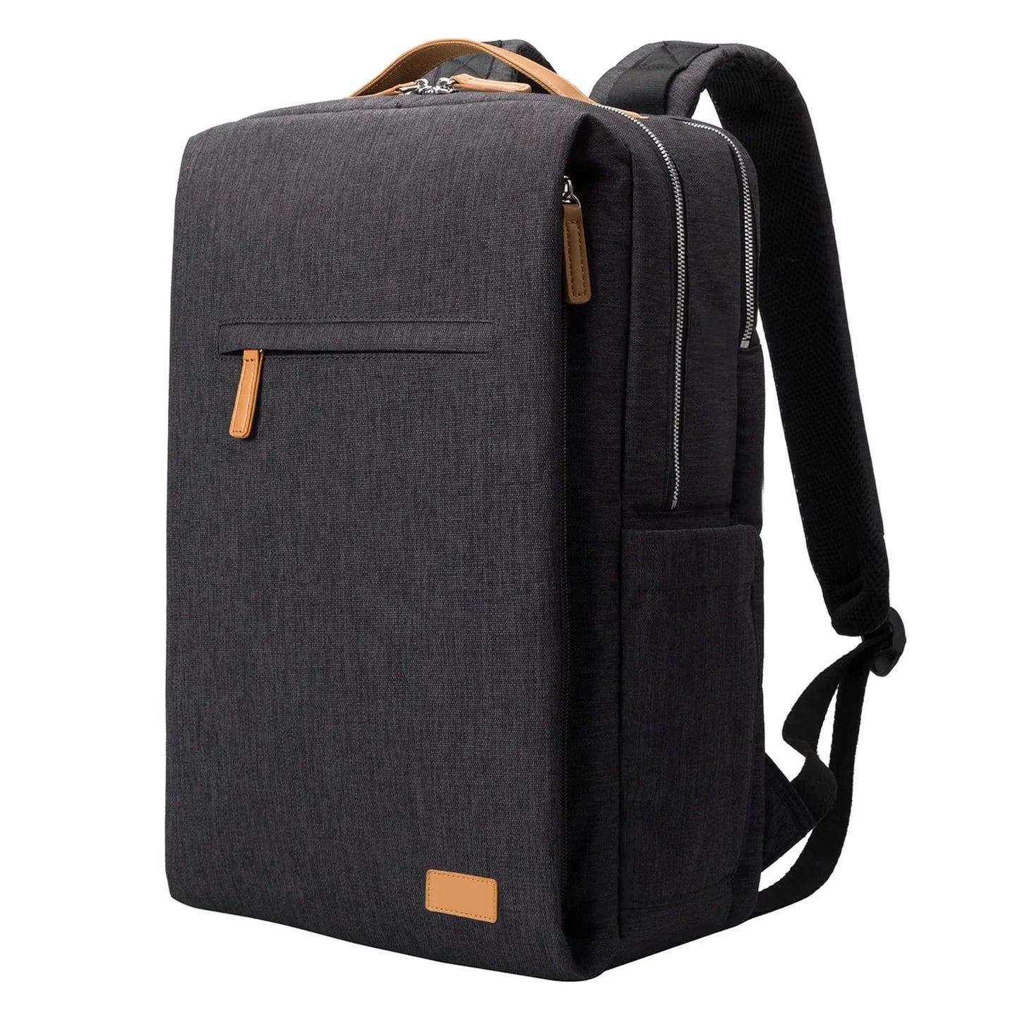 Handbagage rugzak met elastische zijvakken