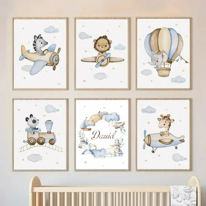 Poster van een hert of bosdier