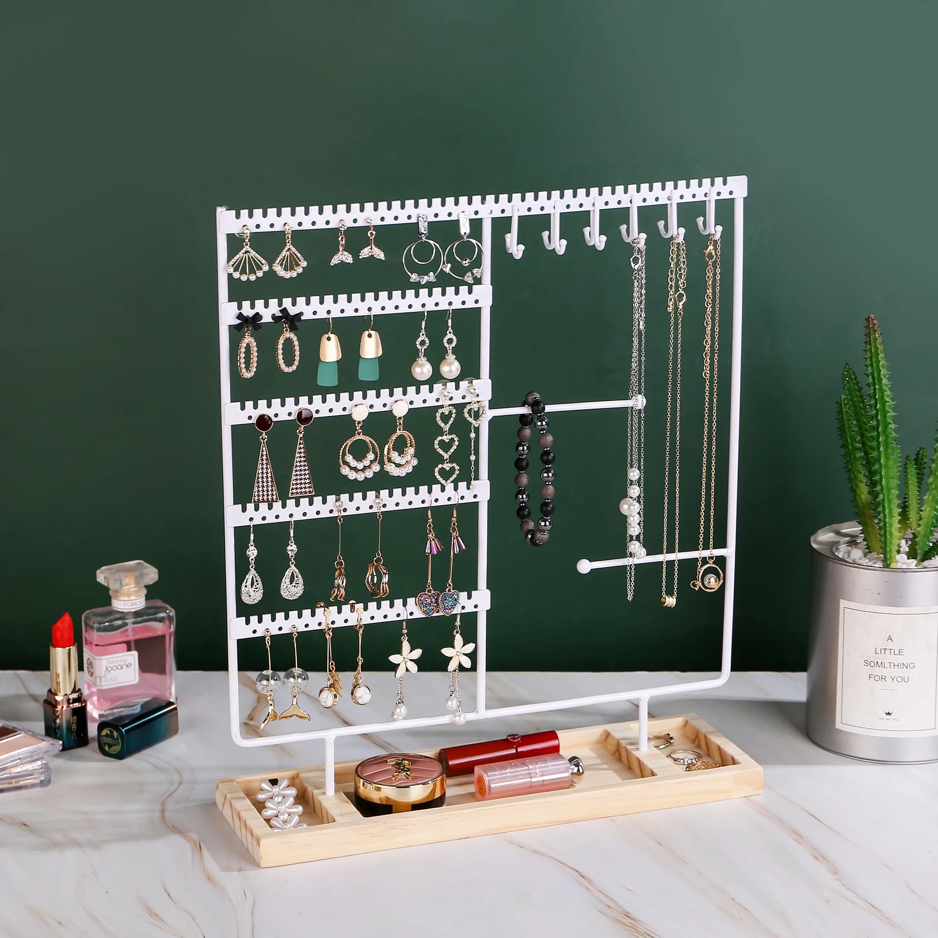 Sieradenrek met marmeren voet – Elegant en stevig