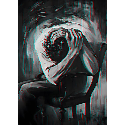 Abstracte poster in pasteltinten