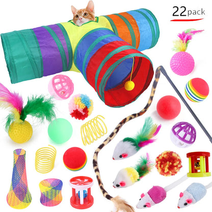Kattenspeeltjes met elastiek – Bewegend plezier