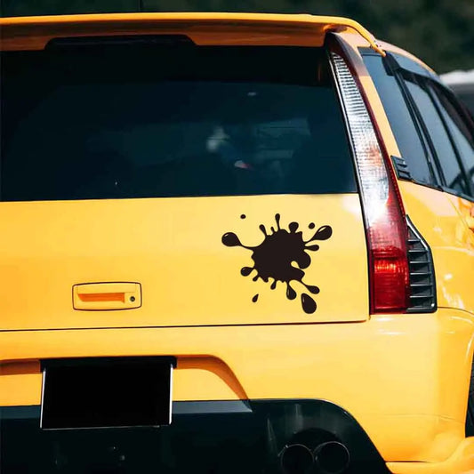 Auto stickers - Zwarte spetterdesign voor unieke uitstraling