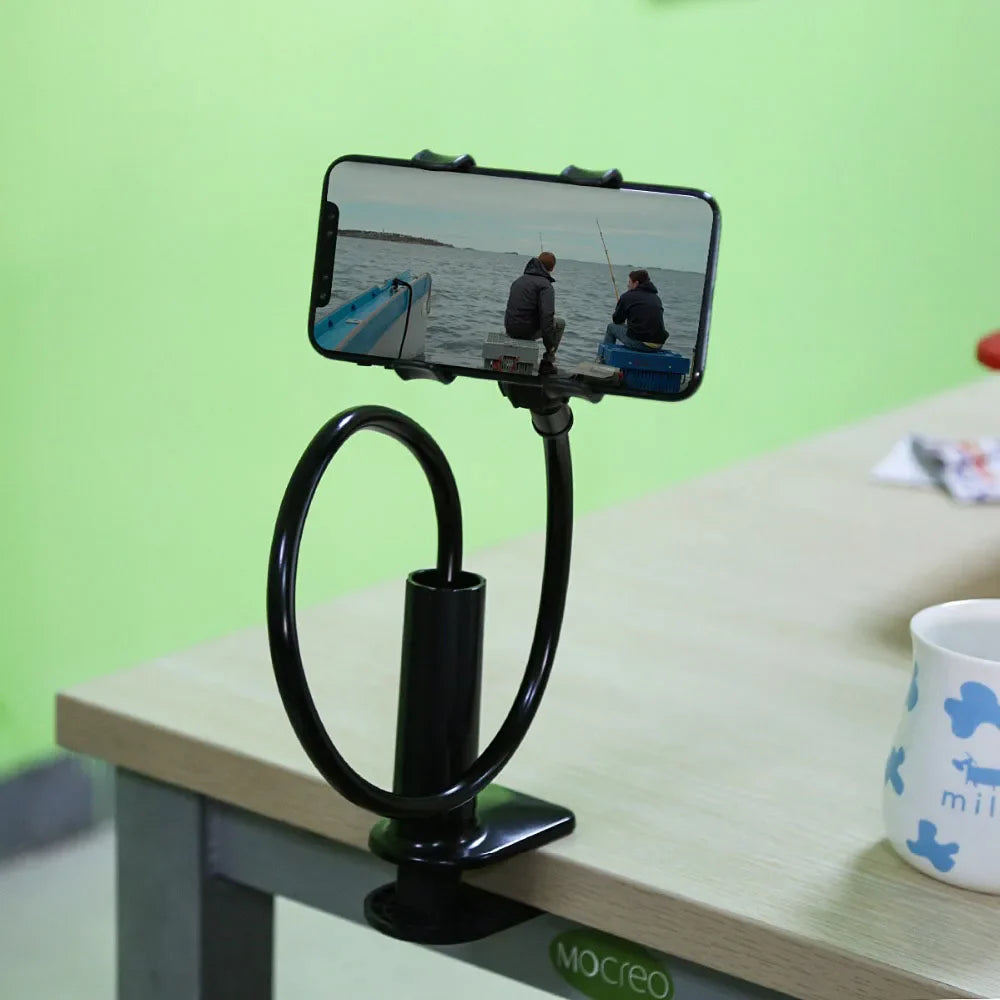 Telefoonhouder voor bed met siliconen grip – Antislip comfort