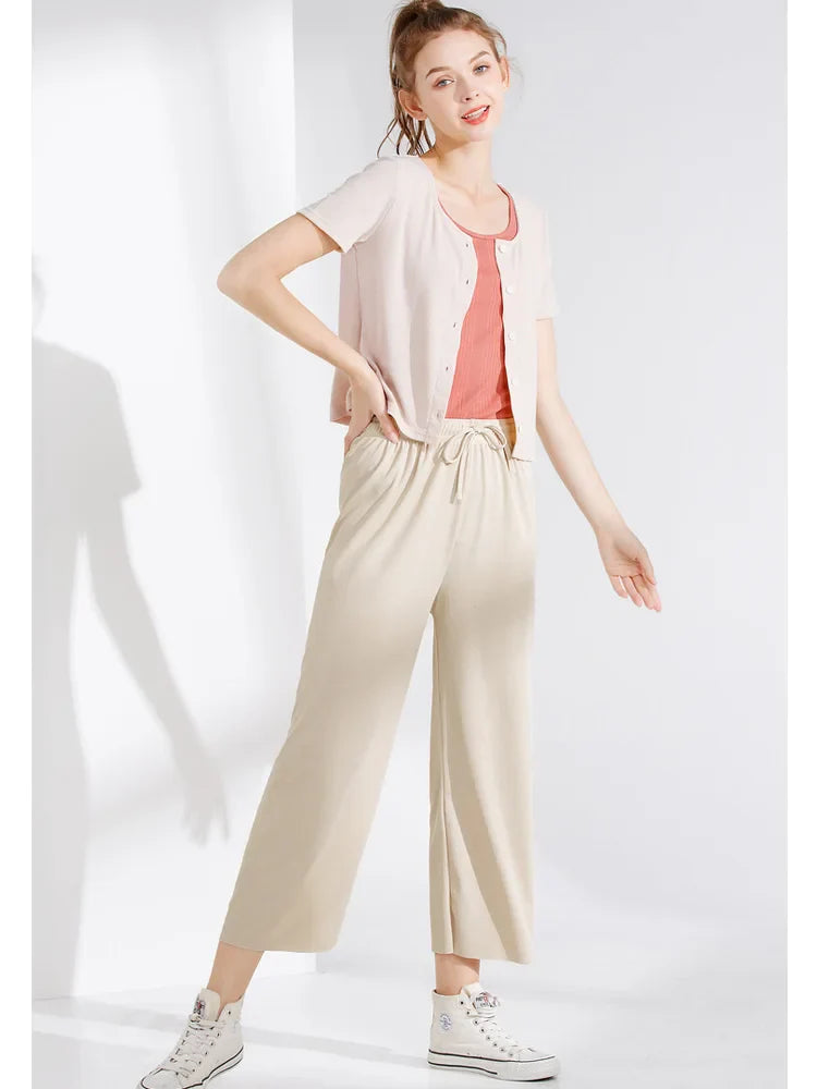 Zara linnen broek dames in basic stijl – Minimalistische schoonheid