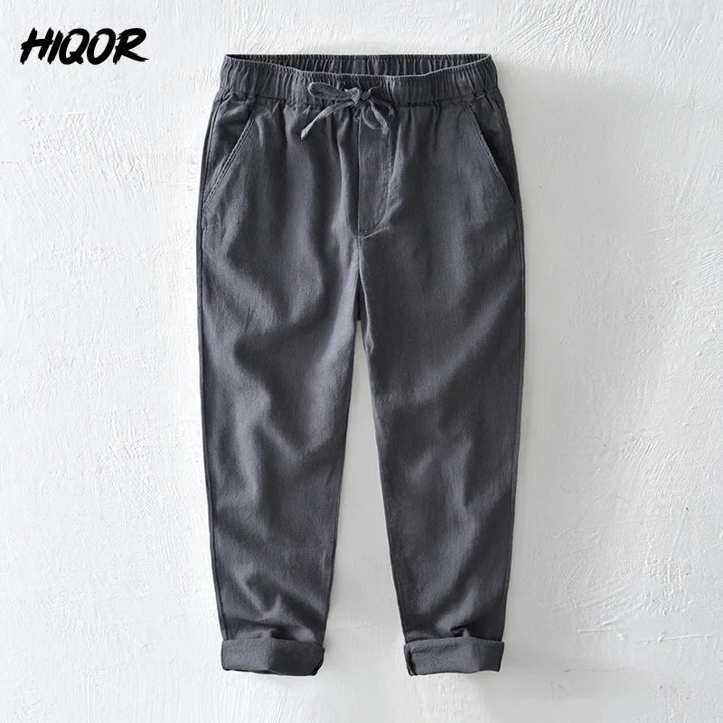 Linnen broek man met plooien – Voor een nette look