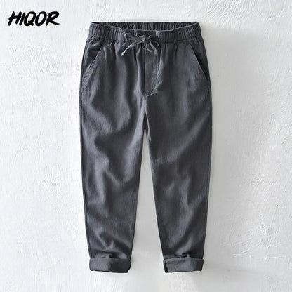 Linnen broek man met plooien – Voor een nette look