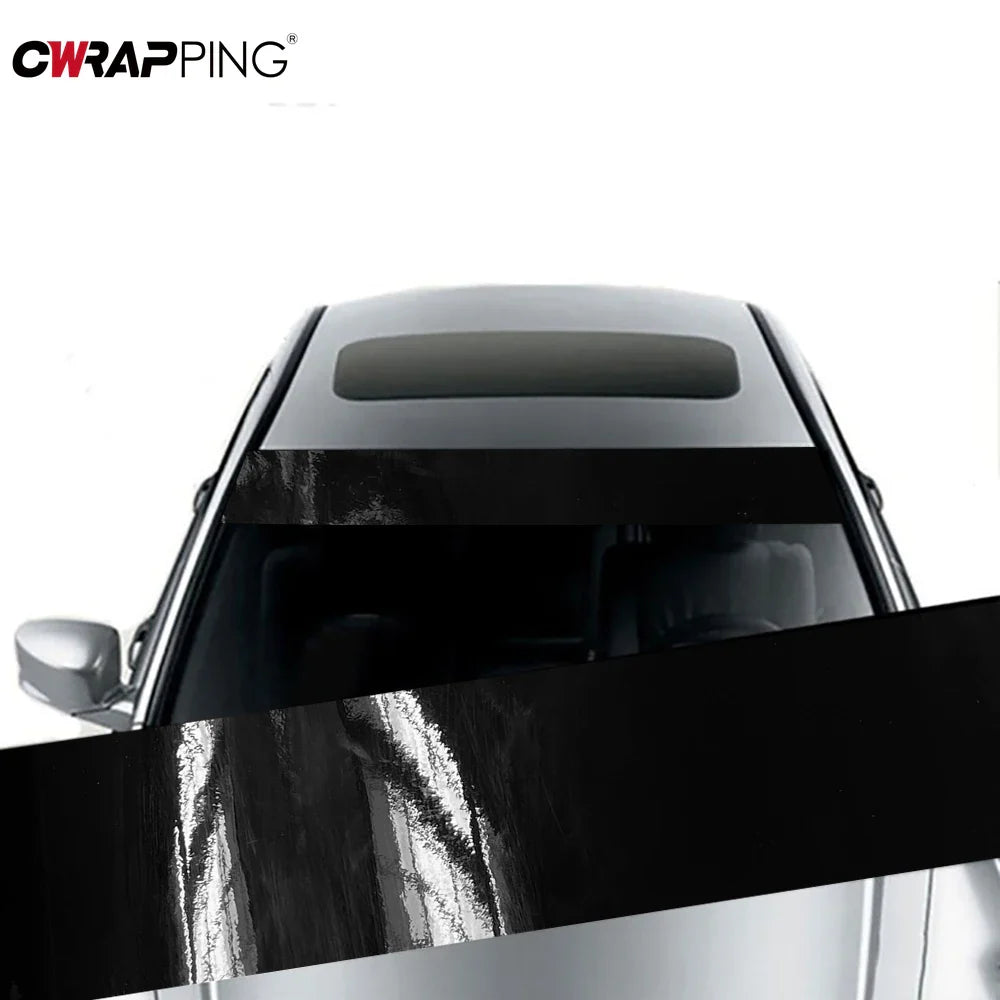 Auto stickers achterruit - Zwarte privacy folie voor optimale privacy