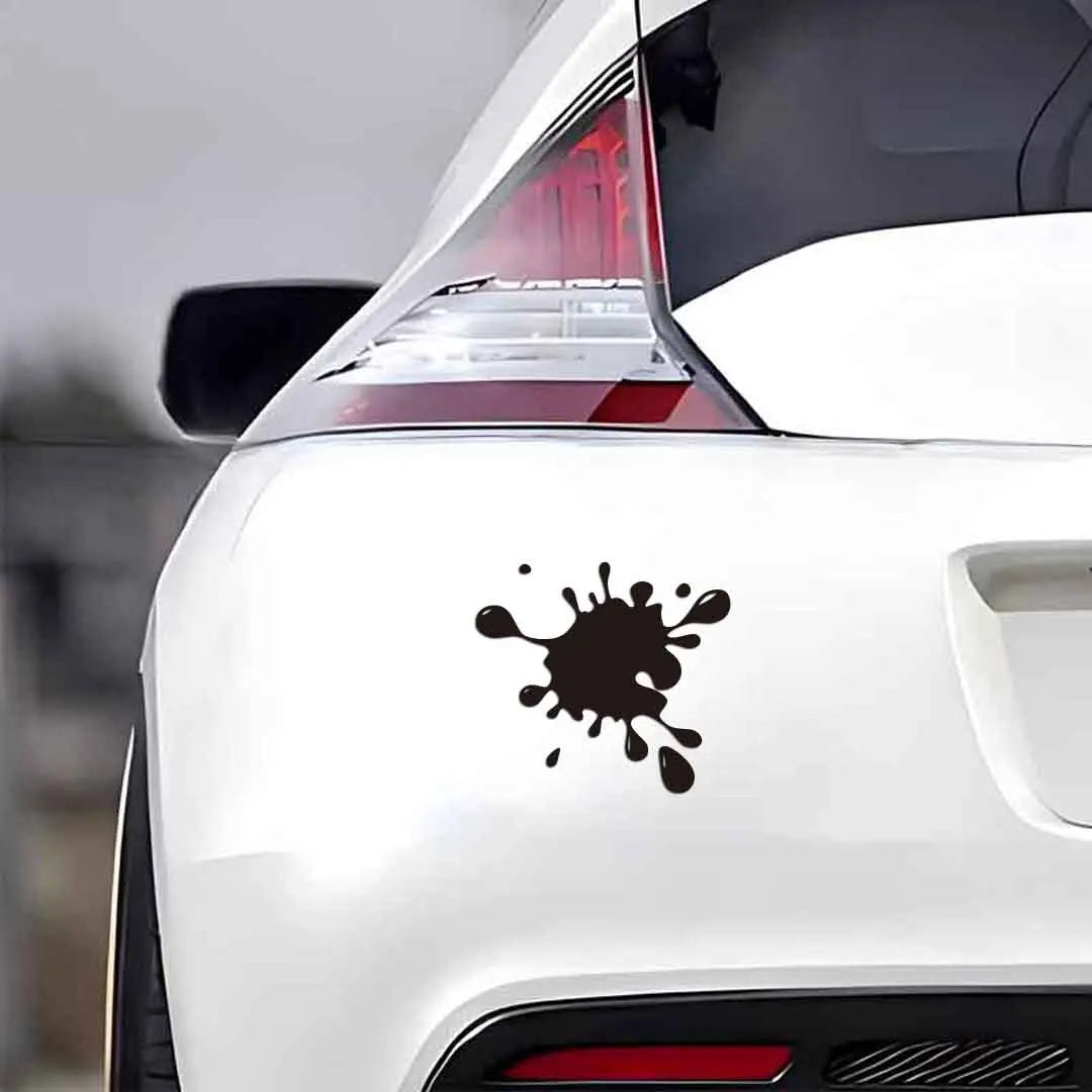 Auto stickers - Zwarte spetterdesign voor unieke uitstraling
