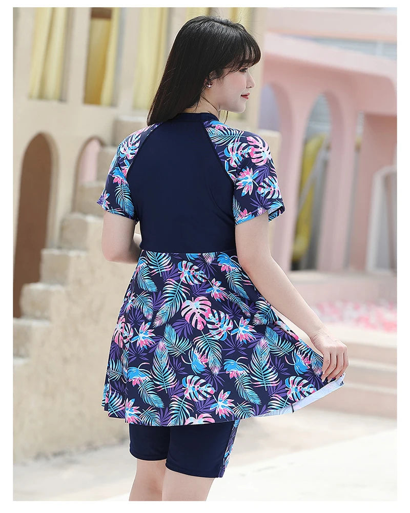 Zwemjurk met tropical print – Perfect voor zomervakanties