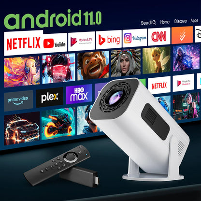 Smart projector met touch interface