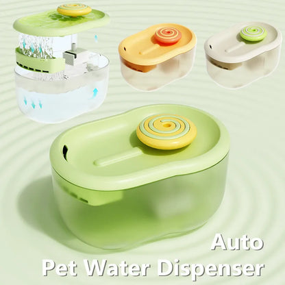Katten waterfontein met brede drinkzone – Geschikt voor snorharen