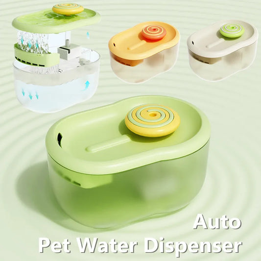 Katten waterfontein met brede drinkzone – Geschikt voor snorharen