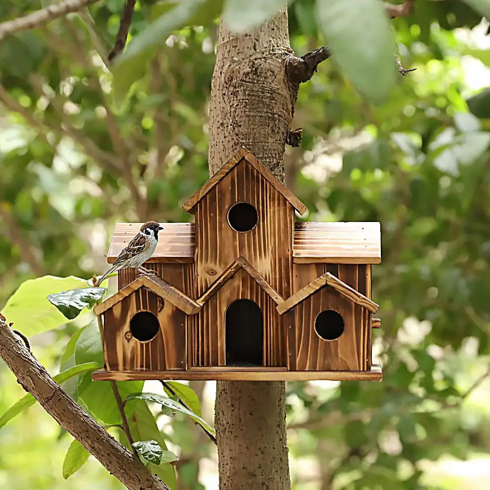 Intratuin vogelhuisje met bodemplaat – Extra bescherming