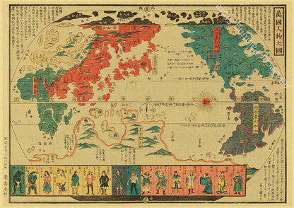 Vintage posters met textiellook