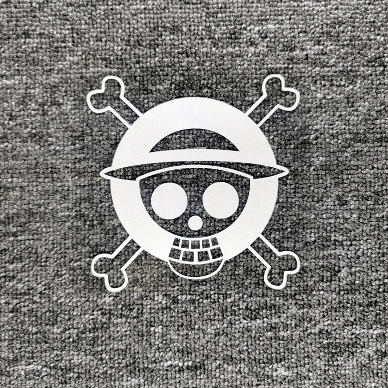 Auto stickers - Kleurrijke One Piece achterruit decoratie