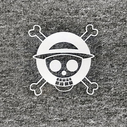 Auto stickers - Kleurrijke One Piece achterruit decoratie