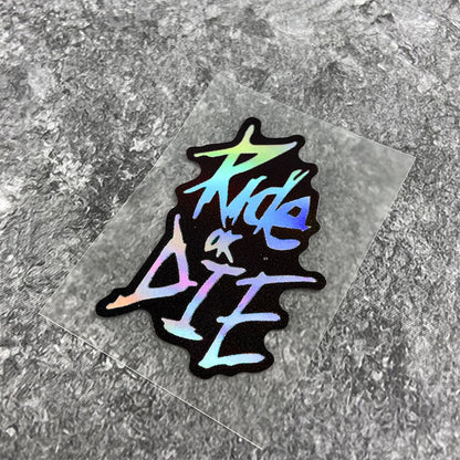 auto stickers - kleurrijke "Ride or Die" designs voor persoonlijke expressie