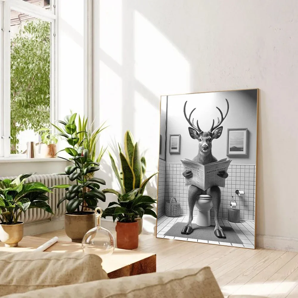 Woonkamer poster met rustgevende kleuren