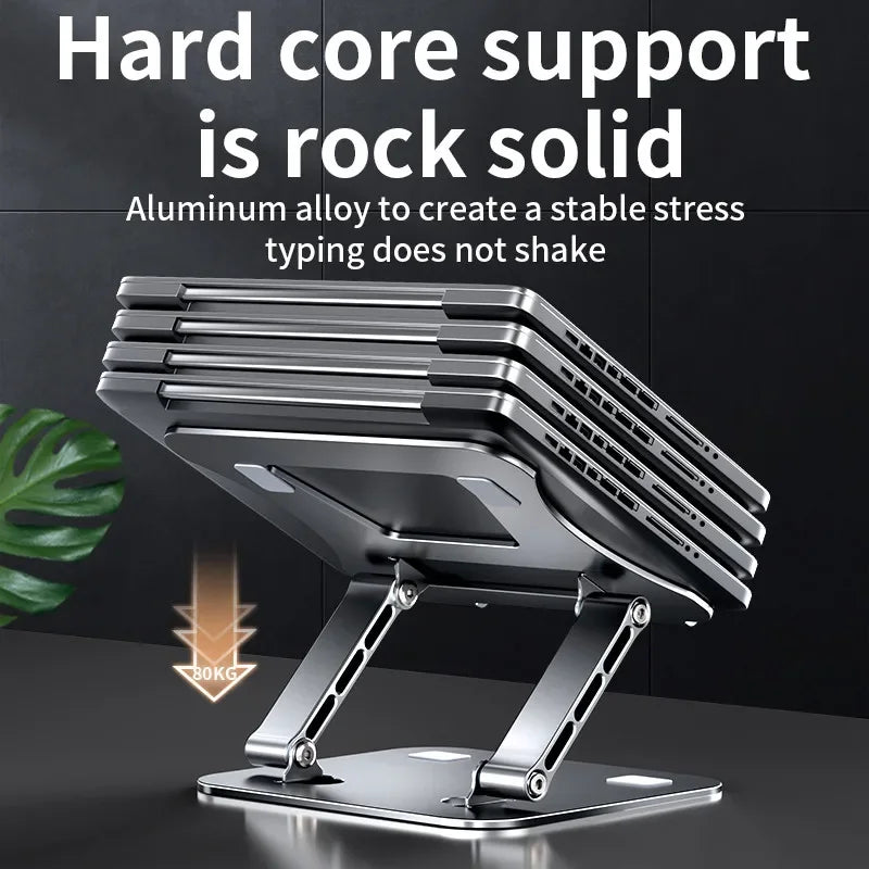 Laptop standaard met luxe uitstraling
