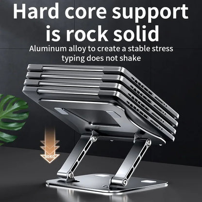 Laptop standaard met luxe uitstraling