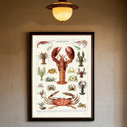 Poster met botanisch motief