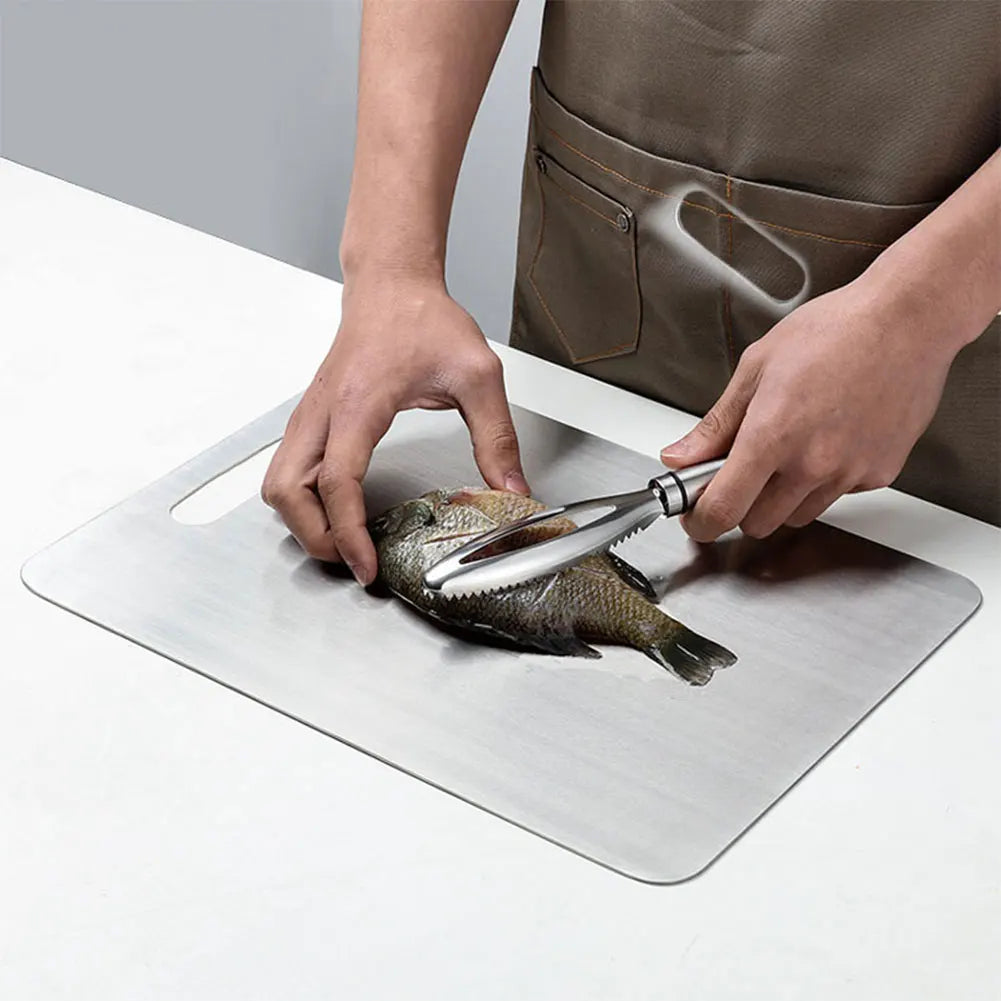 Snijplank met vakjes voor ingrediënten
